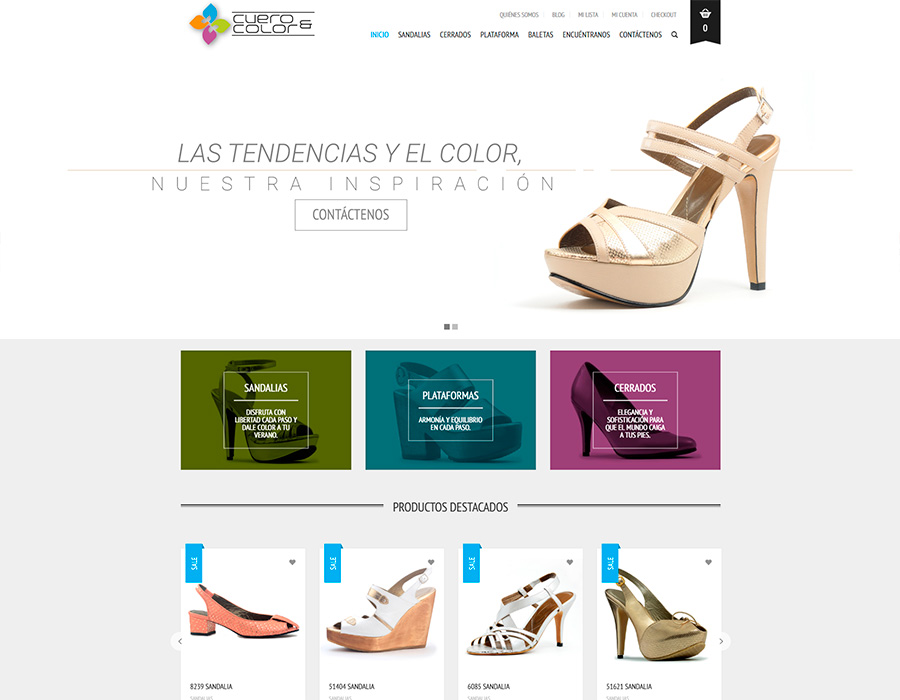 Cuero & Color, Tienda Virtual
